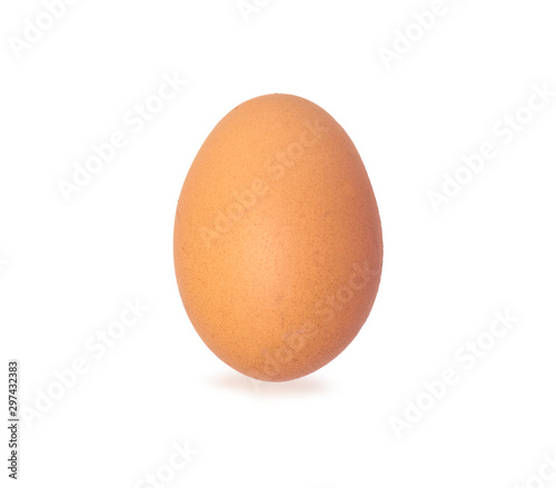 Egg isolated on white background 