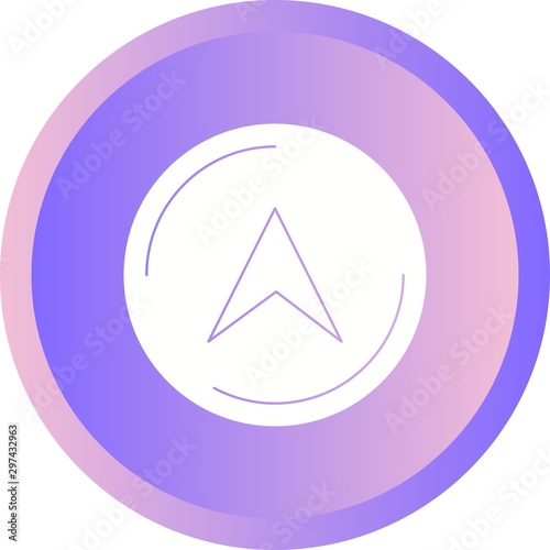 Beautiful Navigation Vector Glyph icon