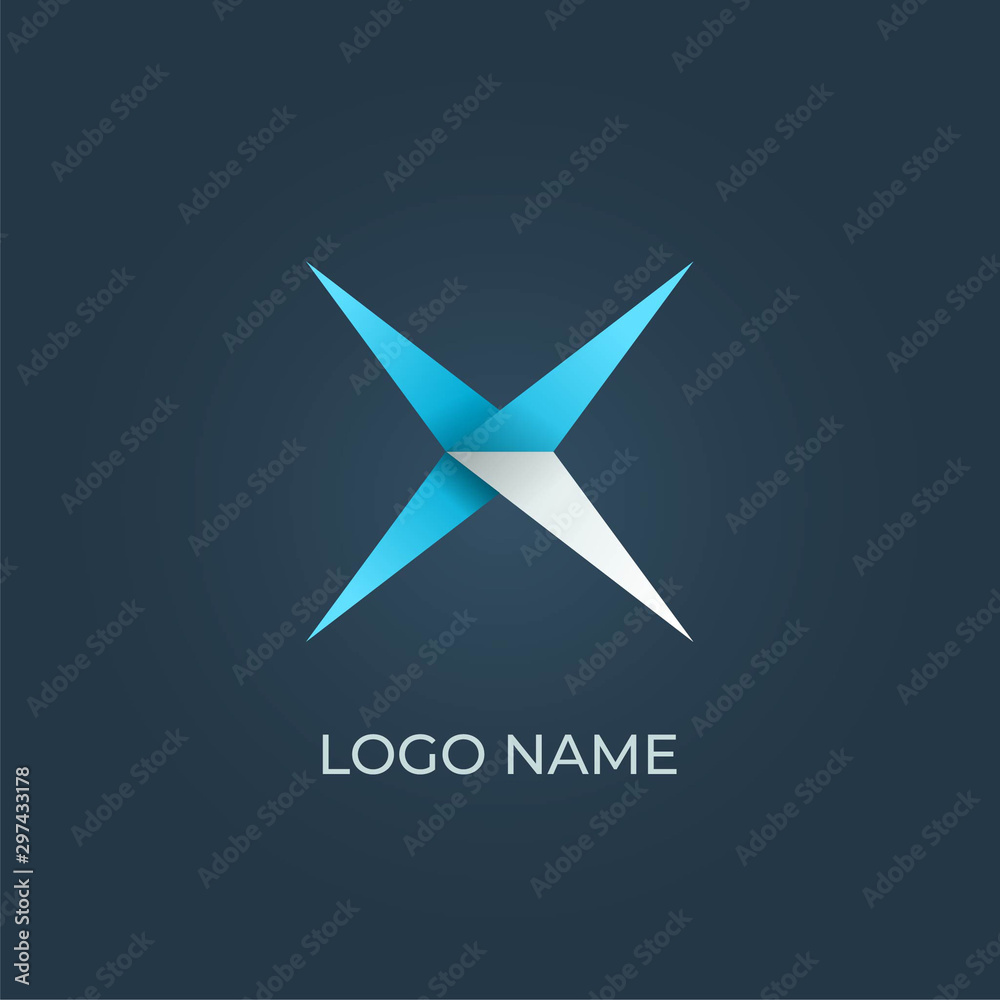 Letter X logo isolated. Alphabet vector image Letter X logo isolated. Alphabet vector image