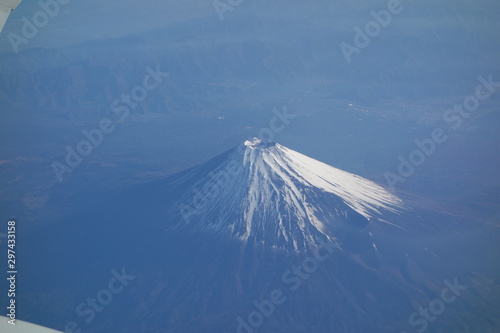 Mt. Fuji in Japan von Oben