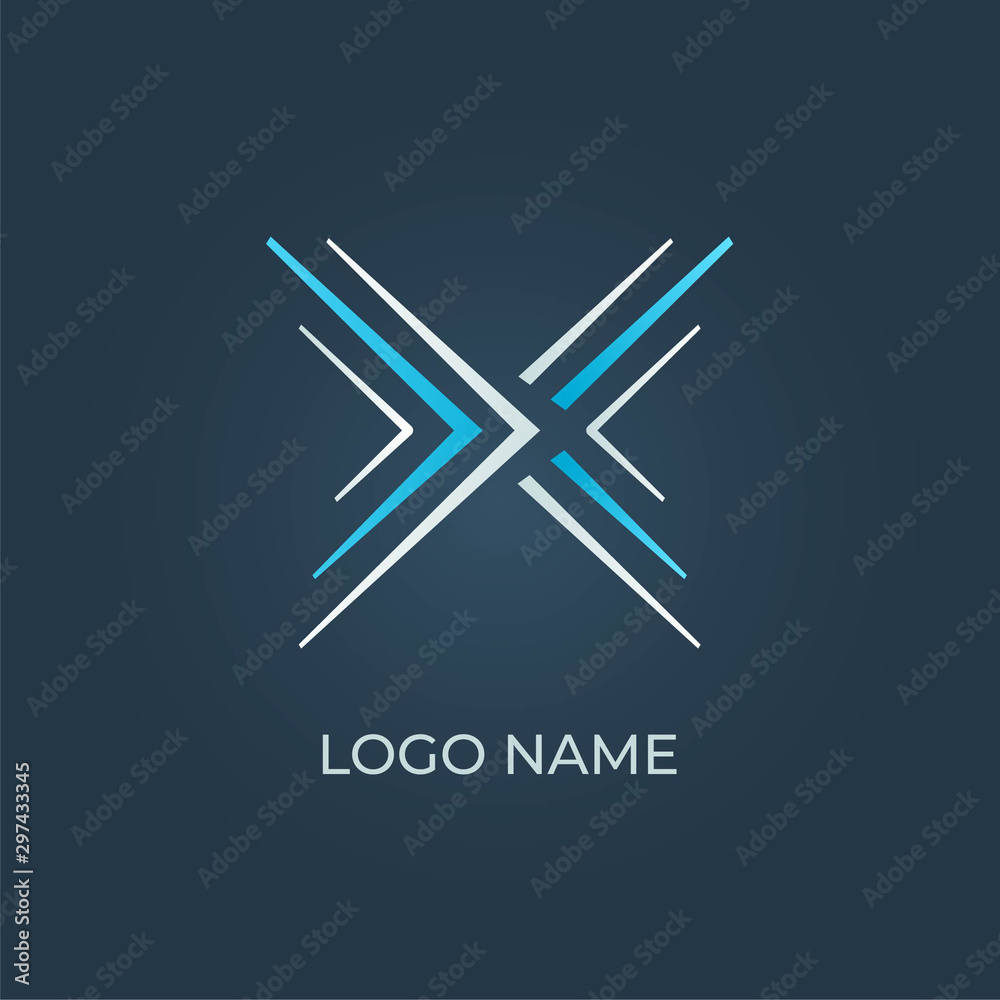 Letter X logo isolated. Alphabet vector image Letter X logo isolated. Alphabet vector image