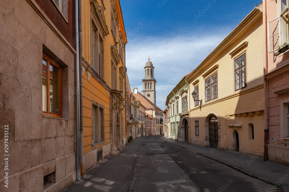 Old street of the Hungarian town