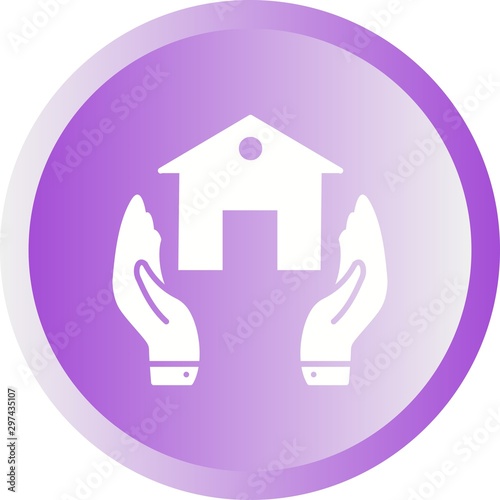 Beautiful Insurance Vector Glyph Icon photo