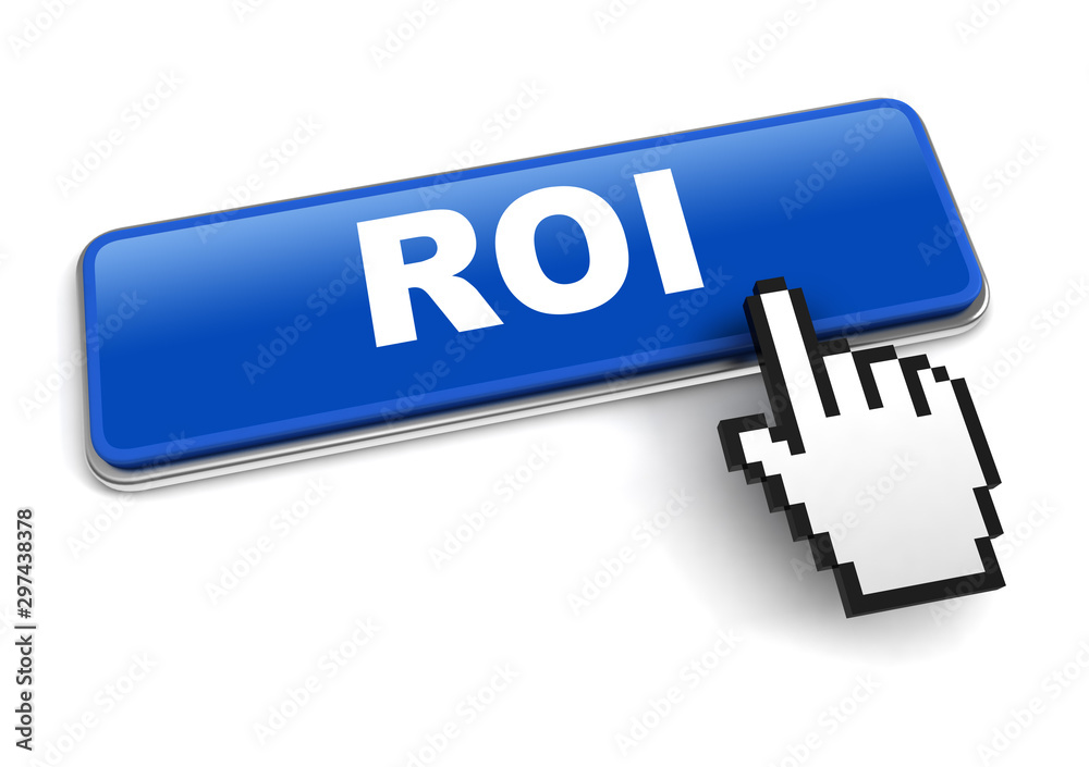 roi concept 3d illustration isolated roi concept 3d illustration isolated