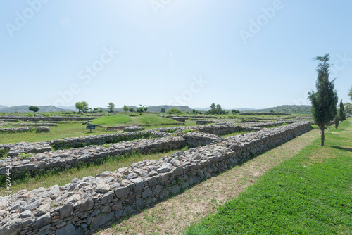 The ruin Taxila, a world heritage site, the historic city (university) where Buddha spent 40 years preaching, Punjab, Pakistan.