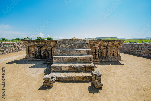 The ruin Taxila, a world heritage site, the historic city (university) where Buddha spent 40 years preaching, Punjab, Pakistan. photo