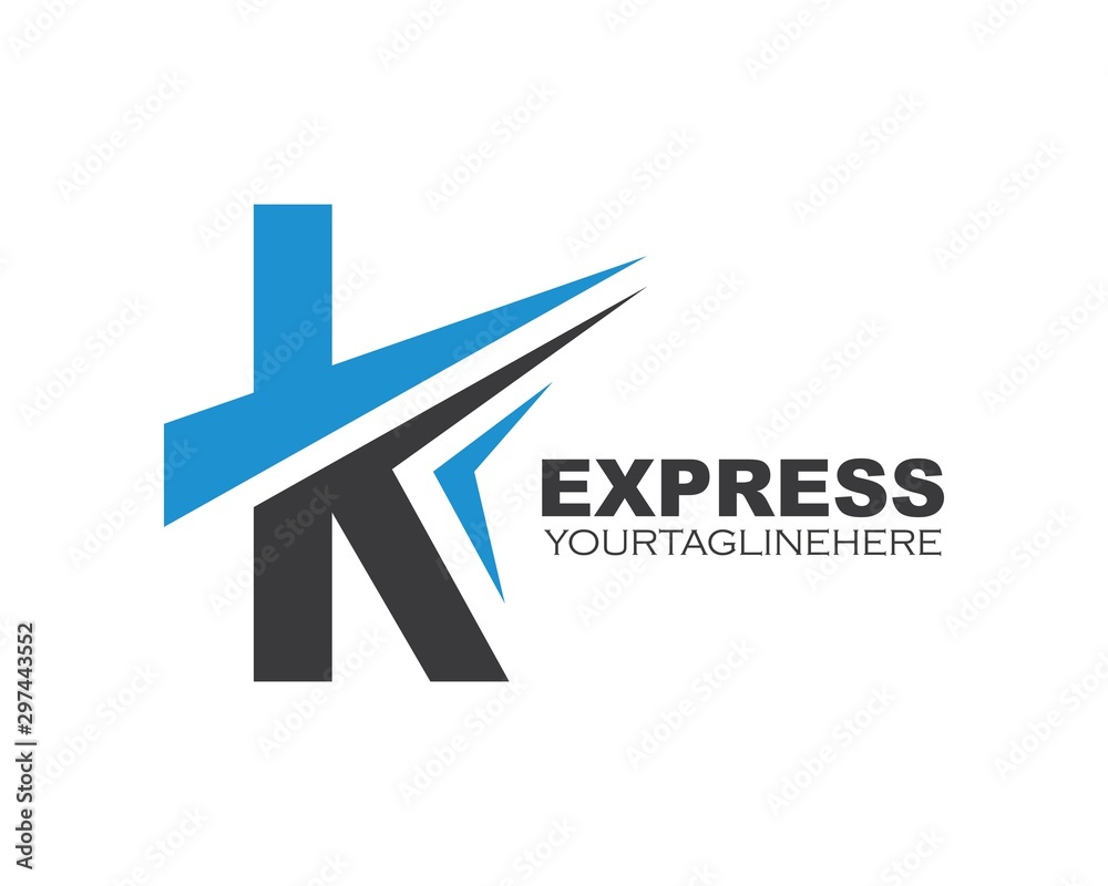 k letter illustration logo vector icon k letter illustration logo vector icon
