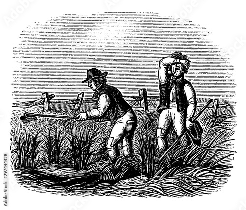 Lazy Folks Take the Most Pains, vintage illustration