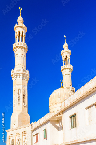 Central mosque in El Dahar district of the Hurghada city, Egypt