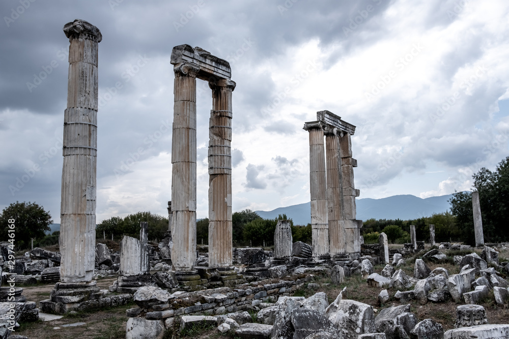 The temple of Aphrodite, it's in the Aphrodisias Ancient City