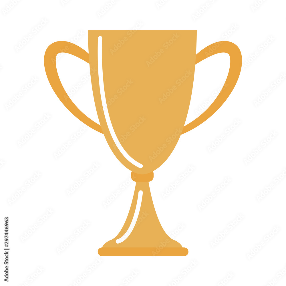 Fototapeta premium trophy icon image, flat design