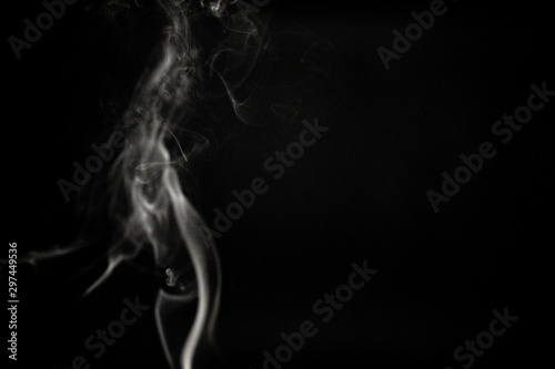 Fototapeta Naklejka Na Ścianę i Meble -  Smoke Isolated on Black