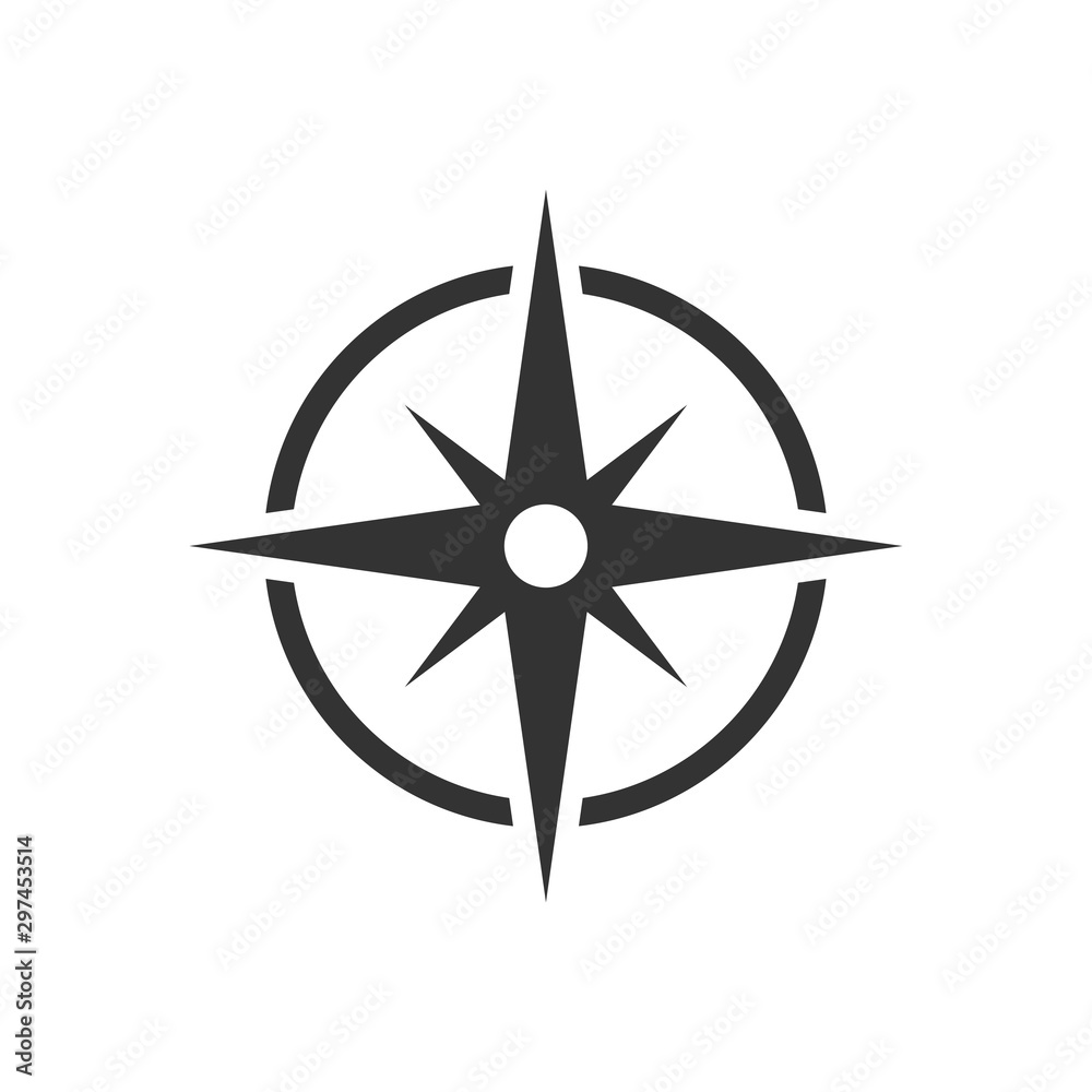 Compass icon vector symbol illustration EPS 10 Compass icon vector symbol illustration EPS 10