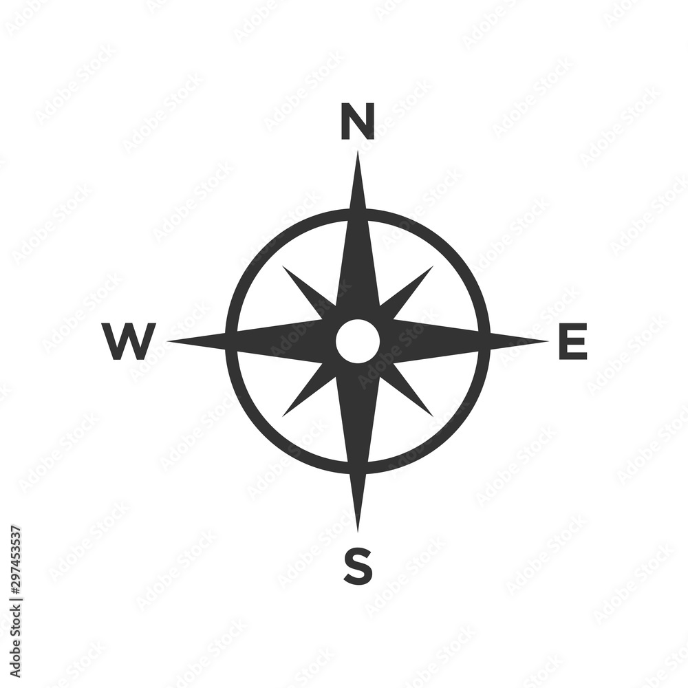 Compass icon vector symbol illustration EPS 10 Compass icon vector symbol illustration EPS 10