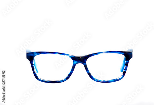varying types and colors of eyeglasses