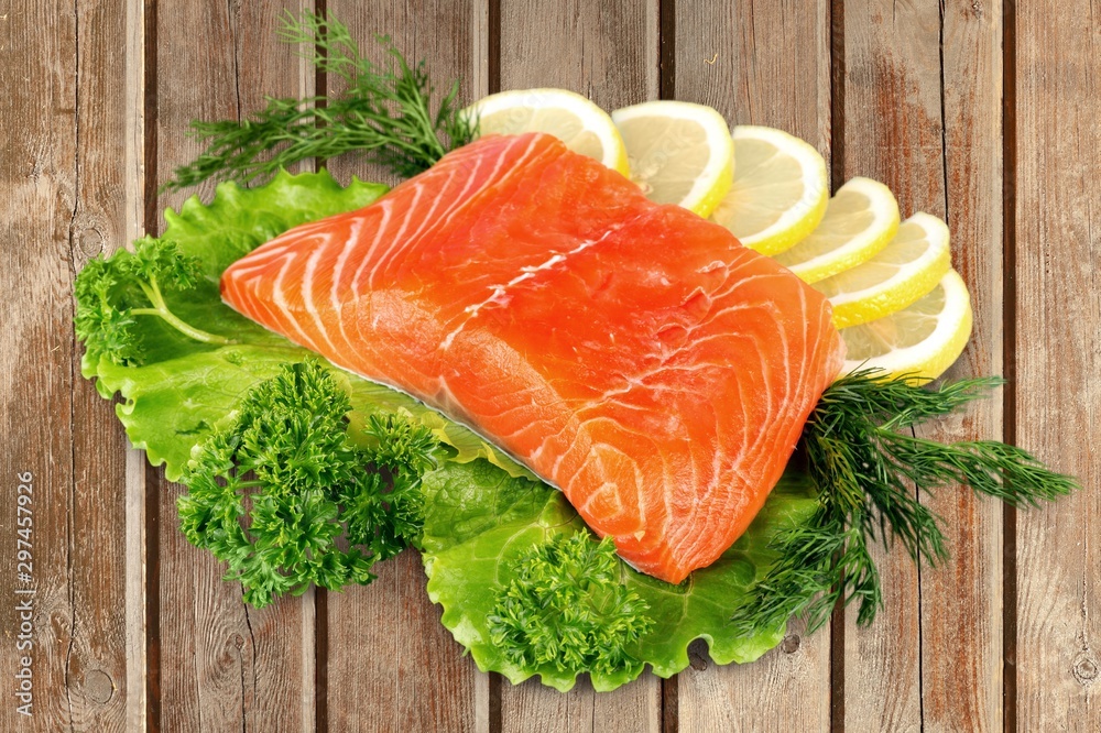 Salmon. Salmon.