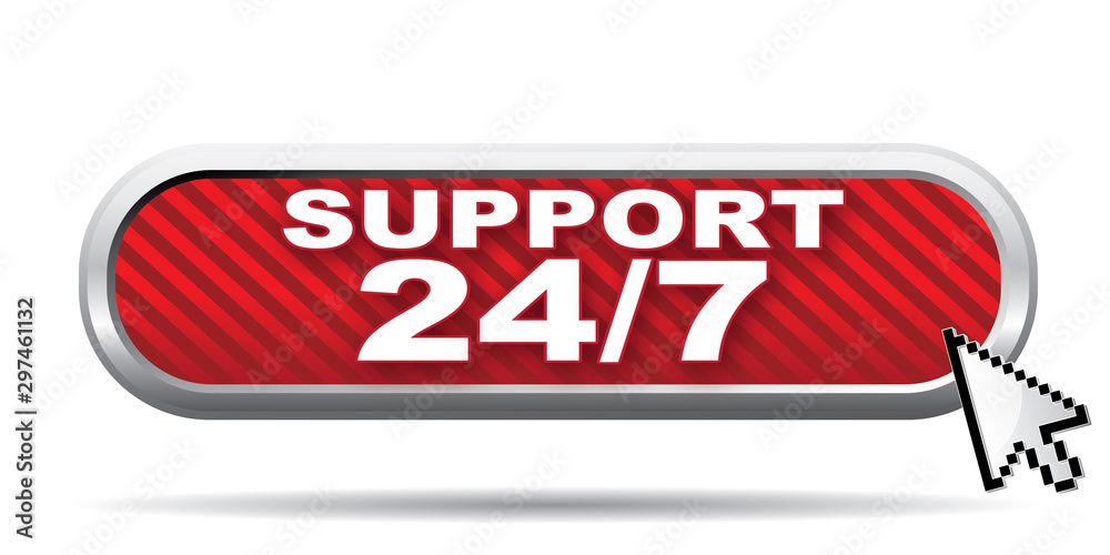 support 24 7 icon