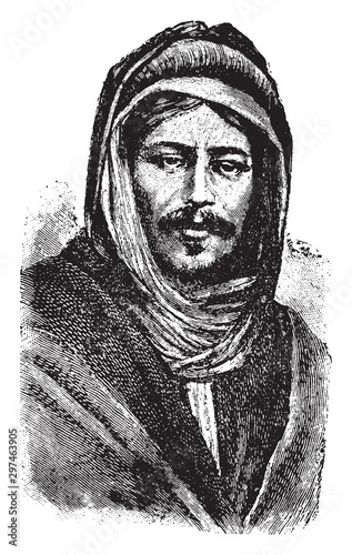 Bedouin, vintage illustration