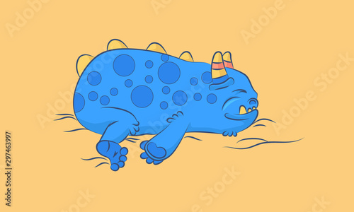 monsters are lazing around in a soft place