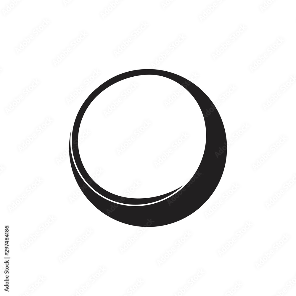 circle geometric object logo vector