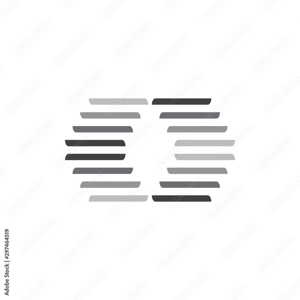 stripes gradient dynamic logo vector stripes gradient dynamic logo vector