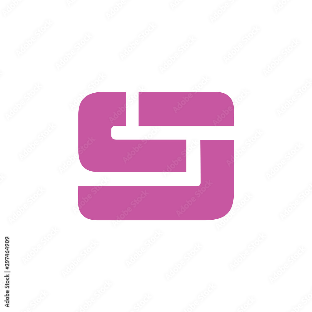 letter s simple geometric line logo vector letter s simple geometric line logo vector