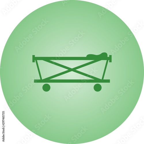 Beautiful Stretcher Vector Glyph icon