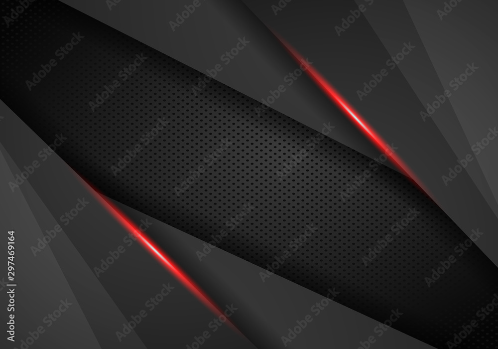 abstract metallic red black frame layout design tech innovation concept background abstract metallic red black frame layout design tech innovation concept background