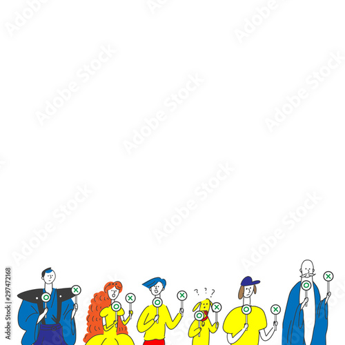 いろんな人の回答　マルとバツ