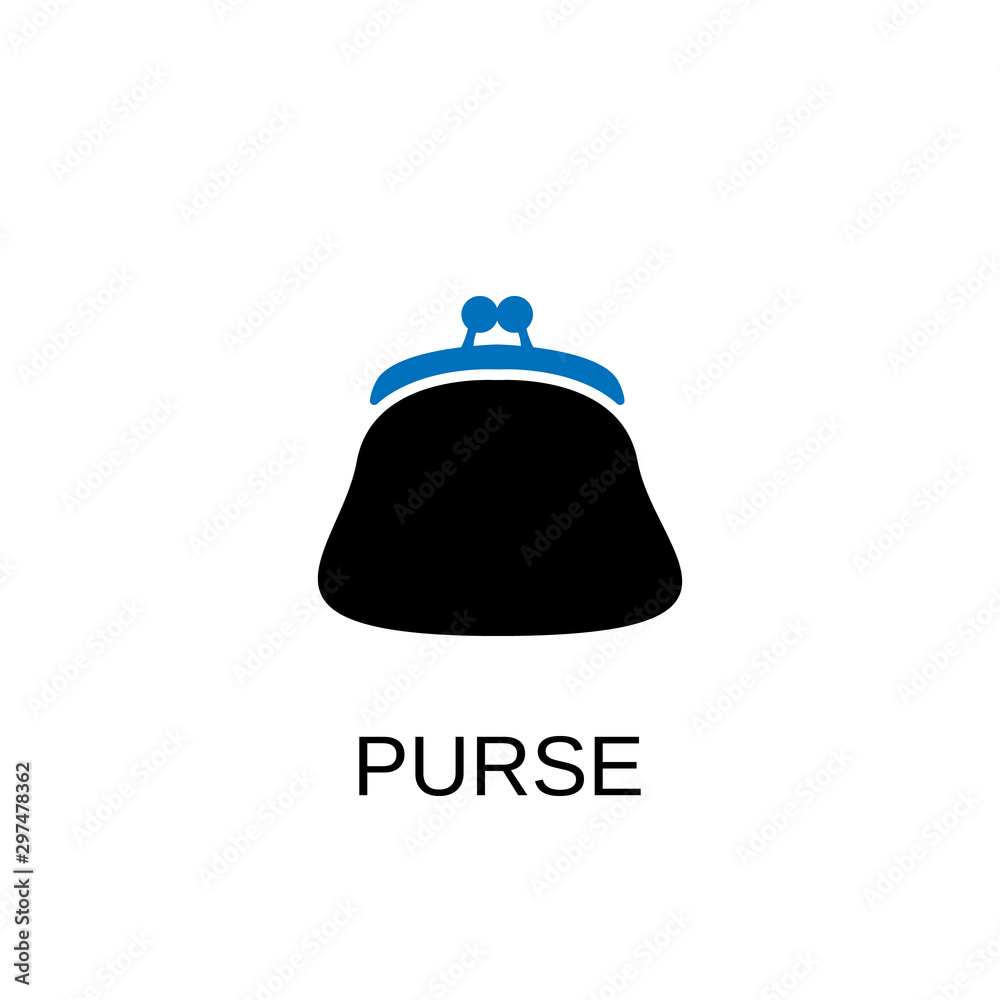 Purse icon. Purse symbol design. Stock - Vector illustration can be used for web. Purse icon. Purse symbol design. Stock - Vector illustration can be used for web.