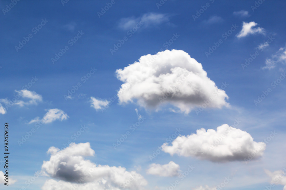 Blue sky with white clouds. Blue sky with white clouds.