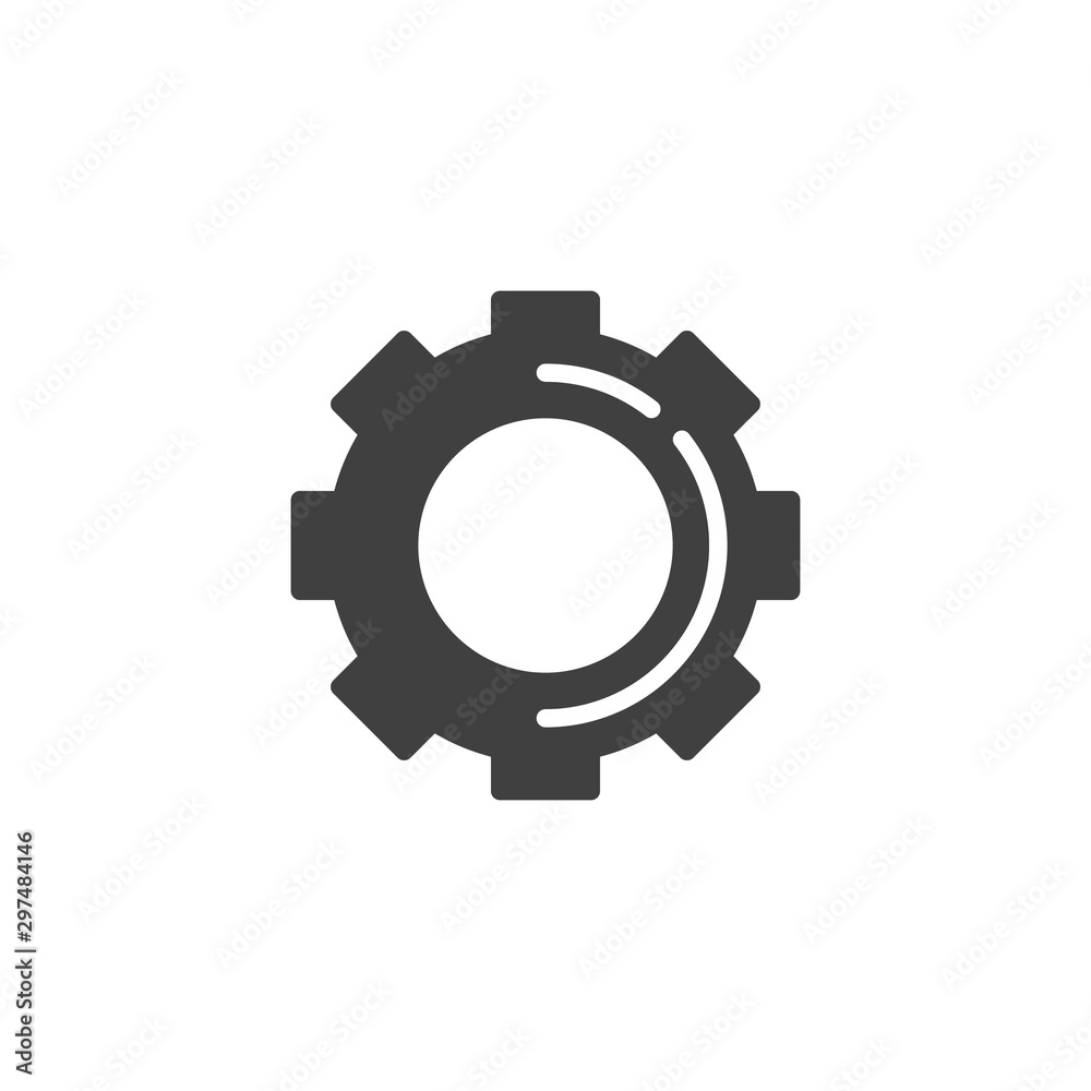 Gear wheel vector icon. Cogwheel filled flat sign for mobile concept and web design. Cog gear glyph icon. Symbol, logo illustration. Vector graphics Gear wheel vector icon. Cogwheel filled flat sign for mobile concept and web design. Cog gear glyph icon. Symbol, logo illustration. Vector graphics