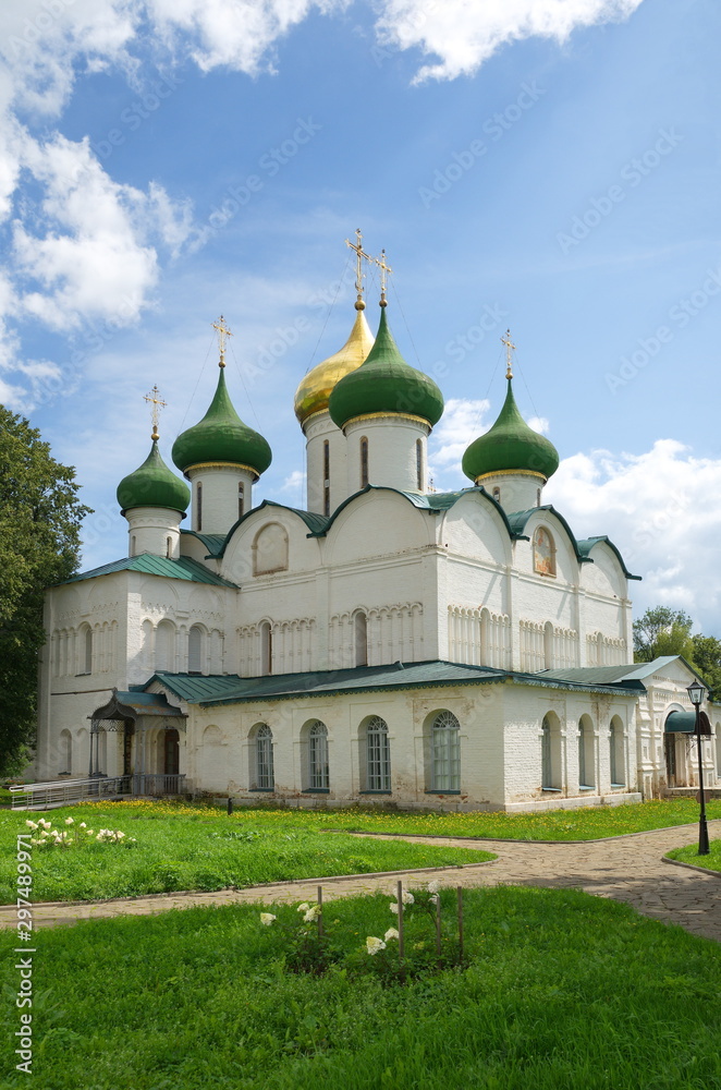 Spaso-evfimiev monastery in Suzdal. Spaso-Preobrazhensky (Transfiguration) Cathedral. The Golden ring of Russia