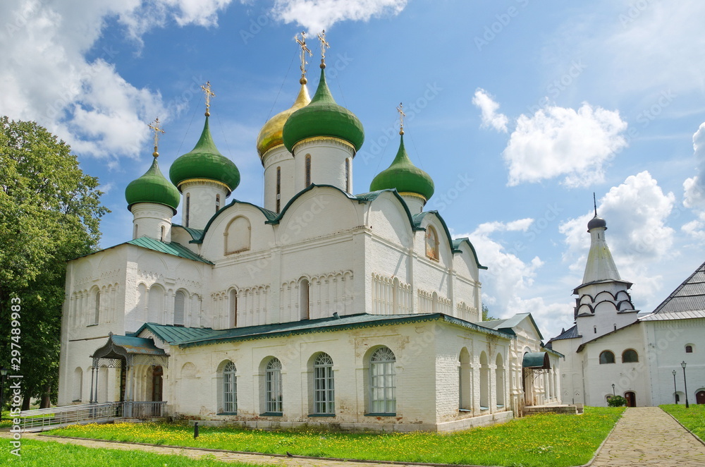 The city of Suzdal. Spaso-Evfimiev monastery. Spaso-Preobrazhensky (Transfiguration) Cathedral. The Golden ring of Russia