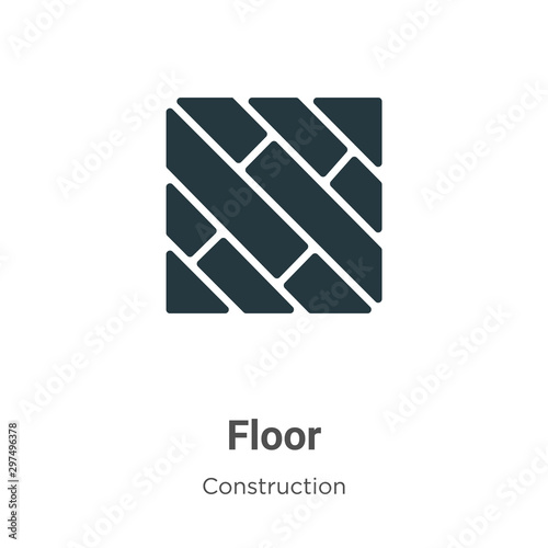 Floor vector icon on white background. Flat vector floor icon symbol sign from modern construction collection for mobile concept and web apps design.