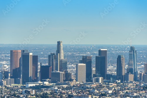 Areal view of Downtown Los Angeles © chones