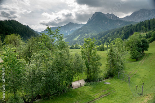 in den Alpen