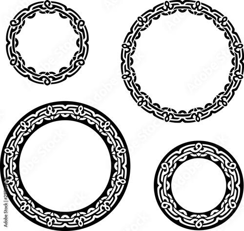 Celtic Ornate Ring Pattern Set