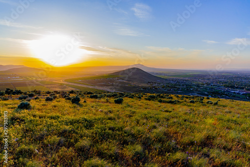 Sunset from the Desert Hills