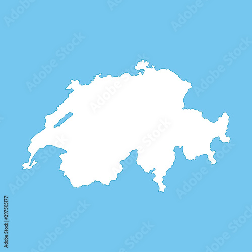 map of Switzerland