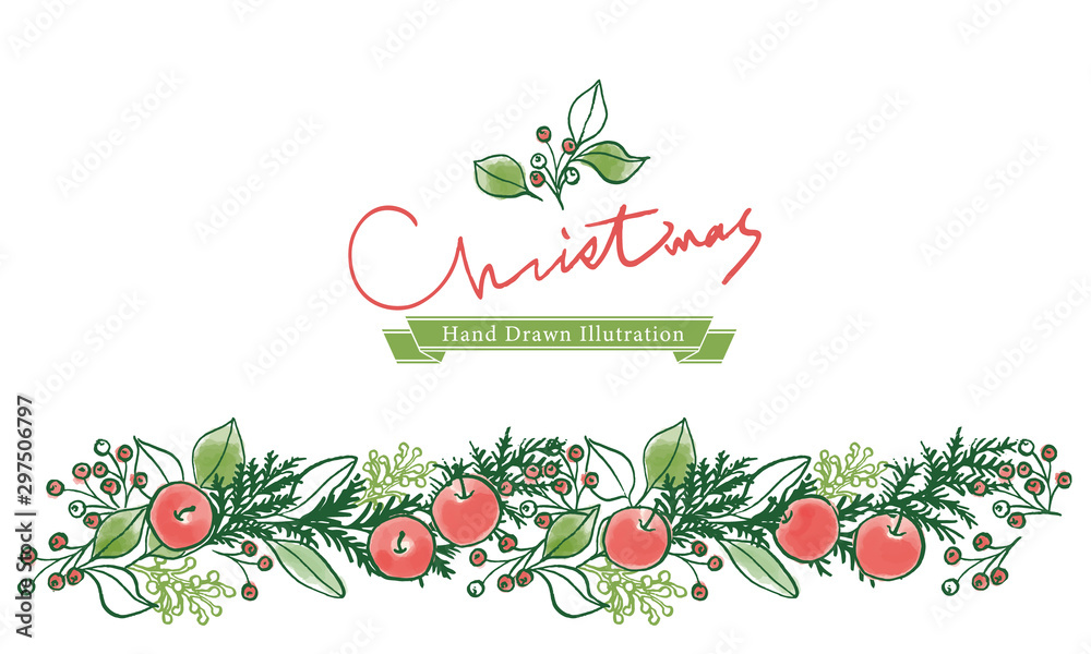 クリスマス素材 手描き 背景 Stock Vector Adobe Stock クリスマス素材 手描き 背景 Stock Vector Adobe Stock