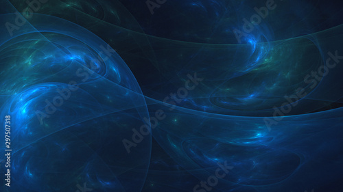 Fractal 3D rendering abstract light surreal background