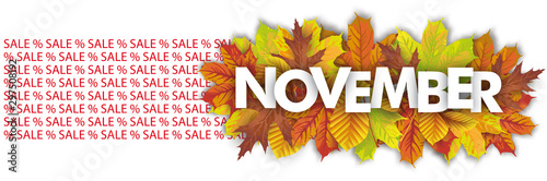 November Sale Autumn Foliage Header