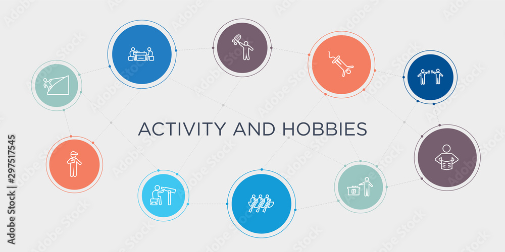 activity and hobbies 10 stroke points round design. rappelling, beatboxing, bird watching, boat race round concept icons.. activity and hobbies 10 stroke points round design. rappelling, beatboxing, bird watching, boat race round concept icons..