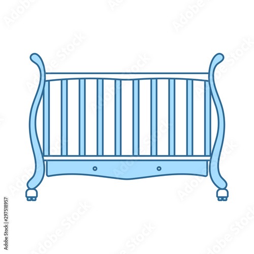 Crib With Canopy Icon