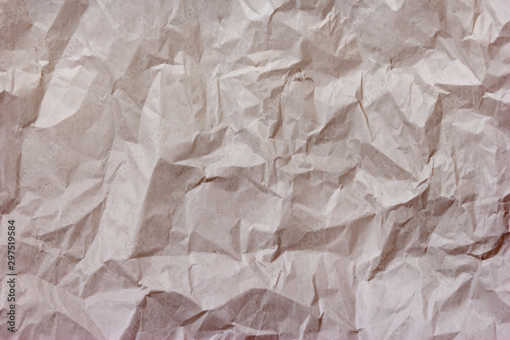 Obraz premium Crumpled gray paper textured