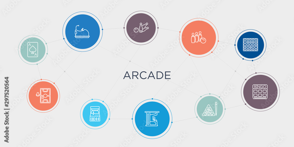 arcade 10 stroke points round design. ace of spades, air hockey, arcade, arcade game round concept icons.. arcade 10 stroke points round design. ace of spades, air hockey, arcade, arcade game round concept icons..