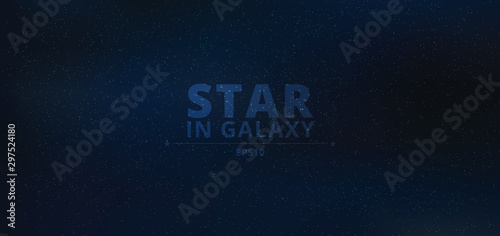 Night shining starry in gal...