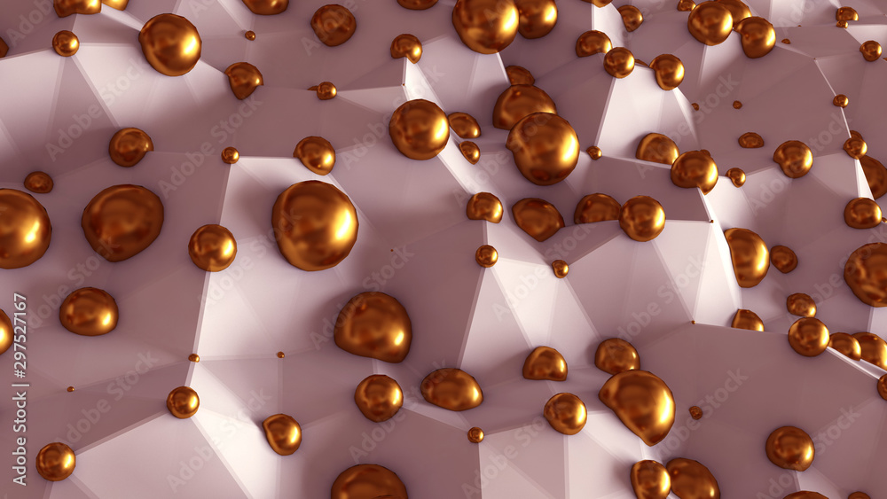 Obraz premium Interior pattern, architectural background. 3d illustration, 3d rendering.