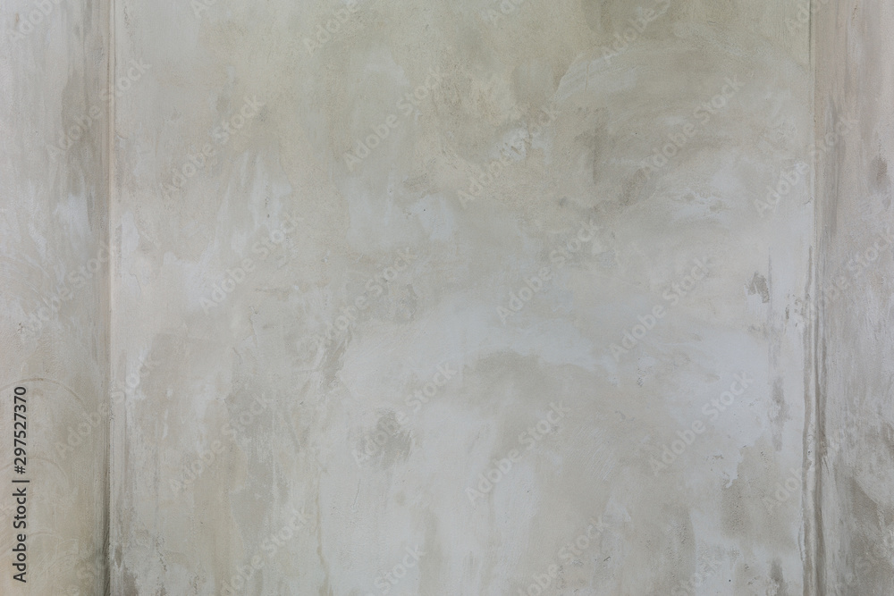 close up background and texture of cement Smooth plastered wall painted in making your skin polished